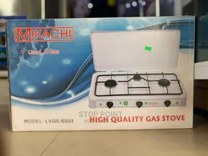 Mikachi 3 Burner Gas Stover