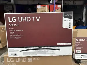 Enjoy Listen Clear Sound and Pictures LG UHD 50”UP7800