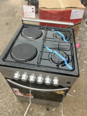 Easy to Clean Volcano 2 Electric 2 Gas Burner With Oven
