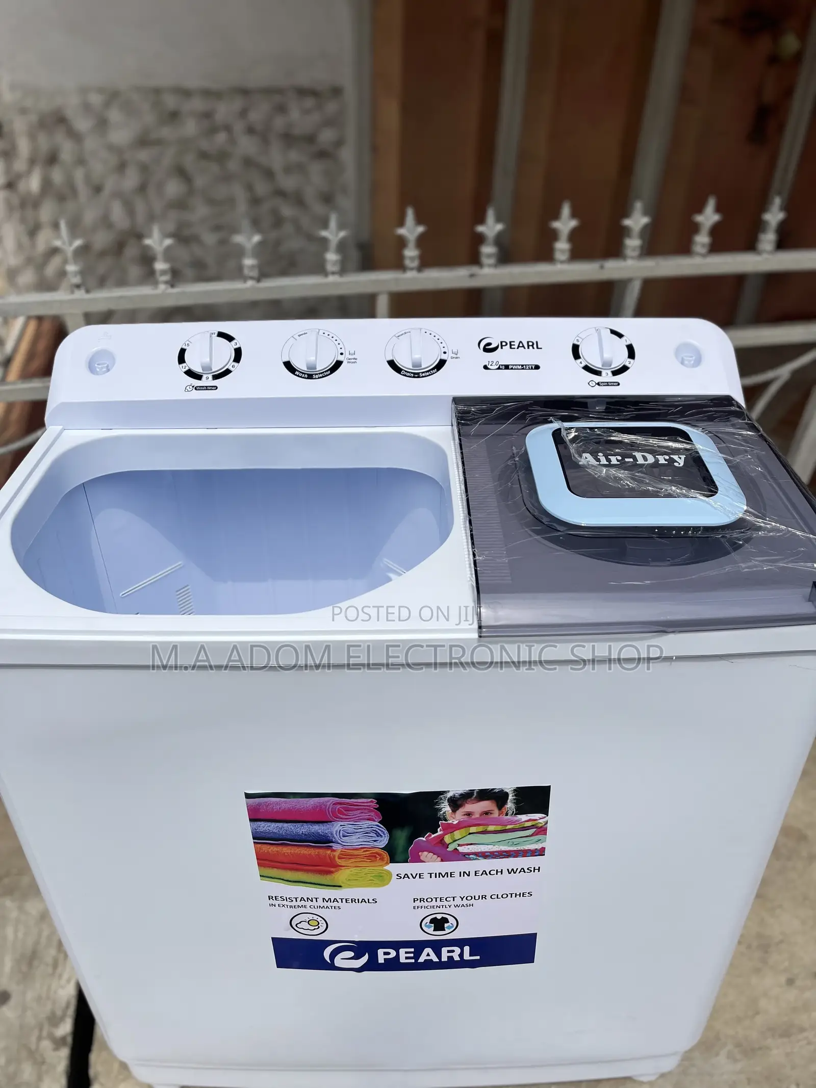 Save Your Time Wash With Ease With This Pearl 12kg Machine