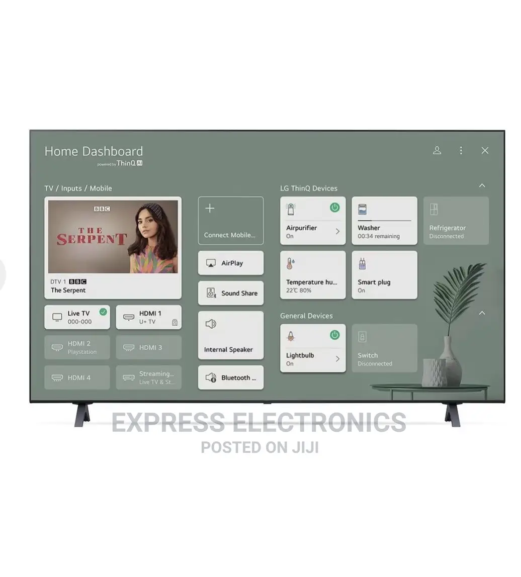 Glossy Clear View LG UHD Display 55UP80003