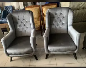 A Pair of Single Chairs Available as Seen .Free Deliv