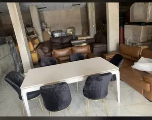 New Dinning Set With 6 Set Chairs . Free Delivery .