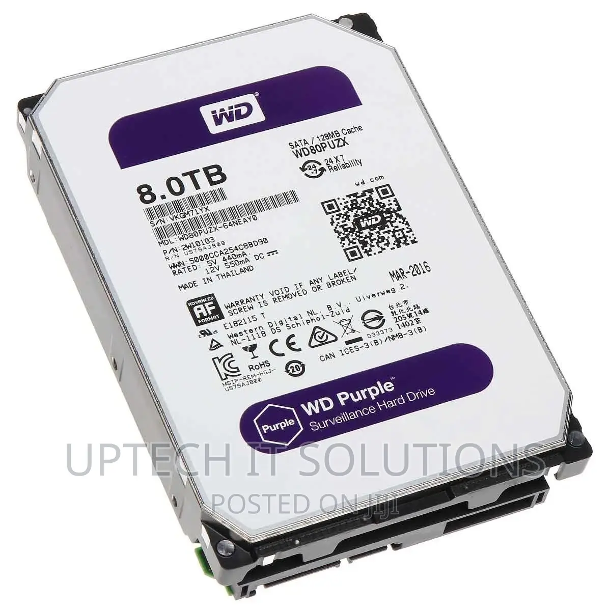 WD Purple Surveillance Hard Drive From Western Digita