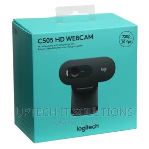 Logitech C505 HD Webcam With Long Range Microphone