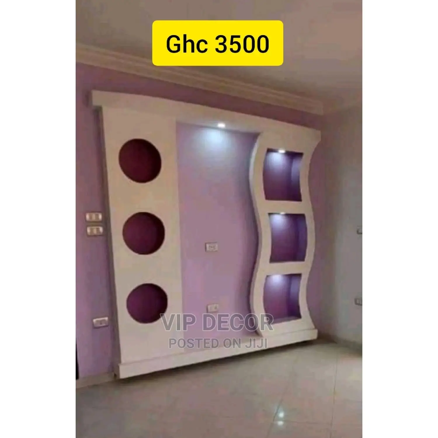 P.O.P: Vip TV Unit and Ceilling