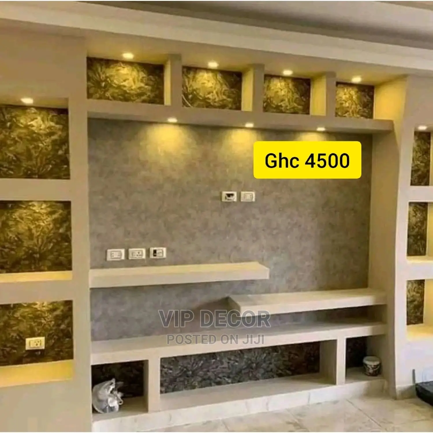 P.O.P: Vip TV Unit and Ceilling