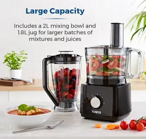 Tower 750W Food Processor and Blender
