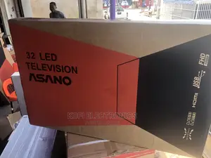 Asano Digital LED Satellite TV 32" Black W/Stunning Clarity