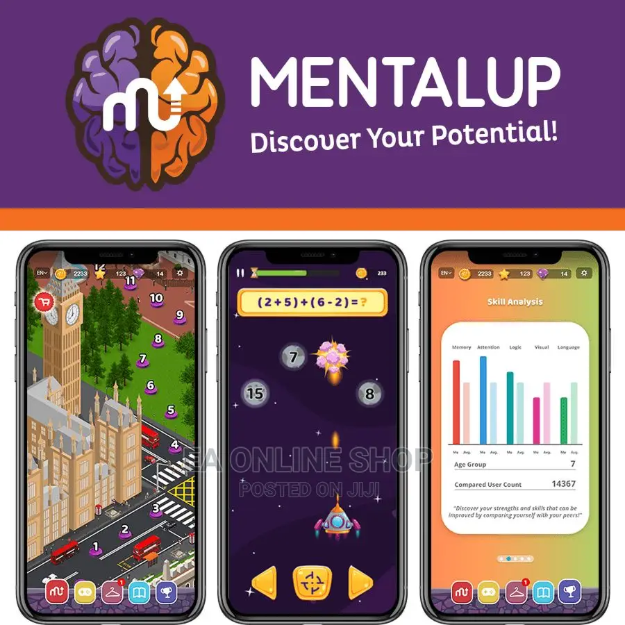 Mentalup Educational Games App CODE Kids. 1 - 14 Years.