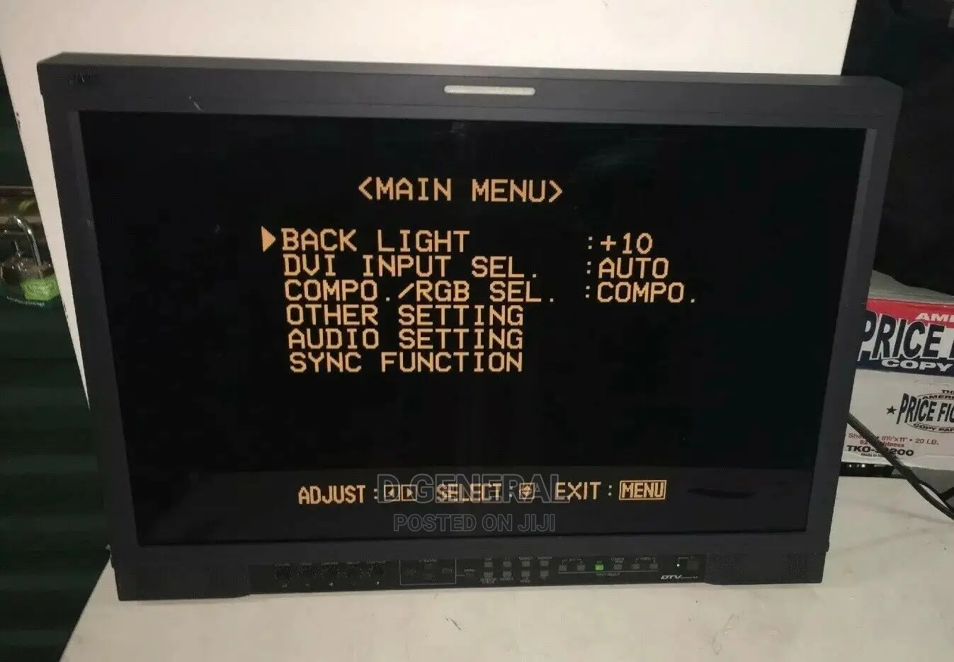 Professional Broadcast Studio Monitor