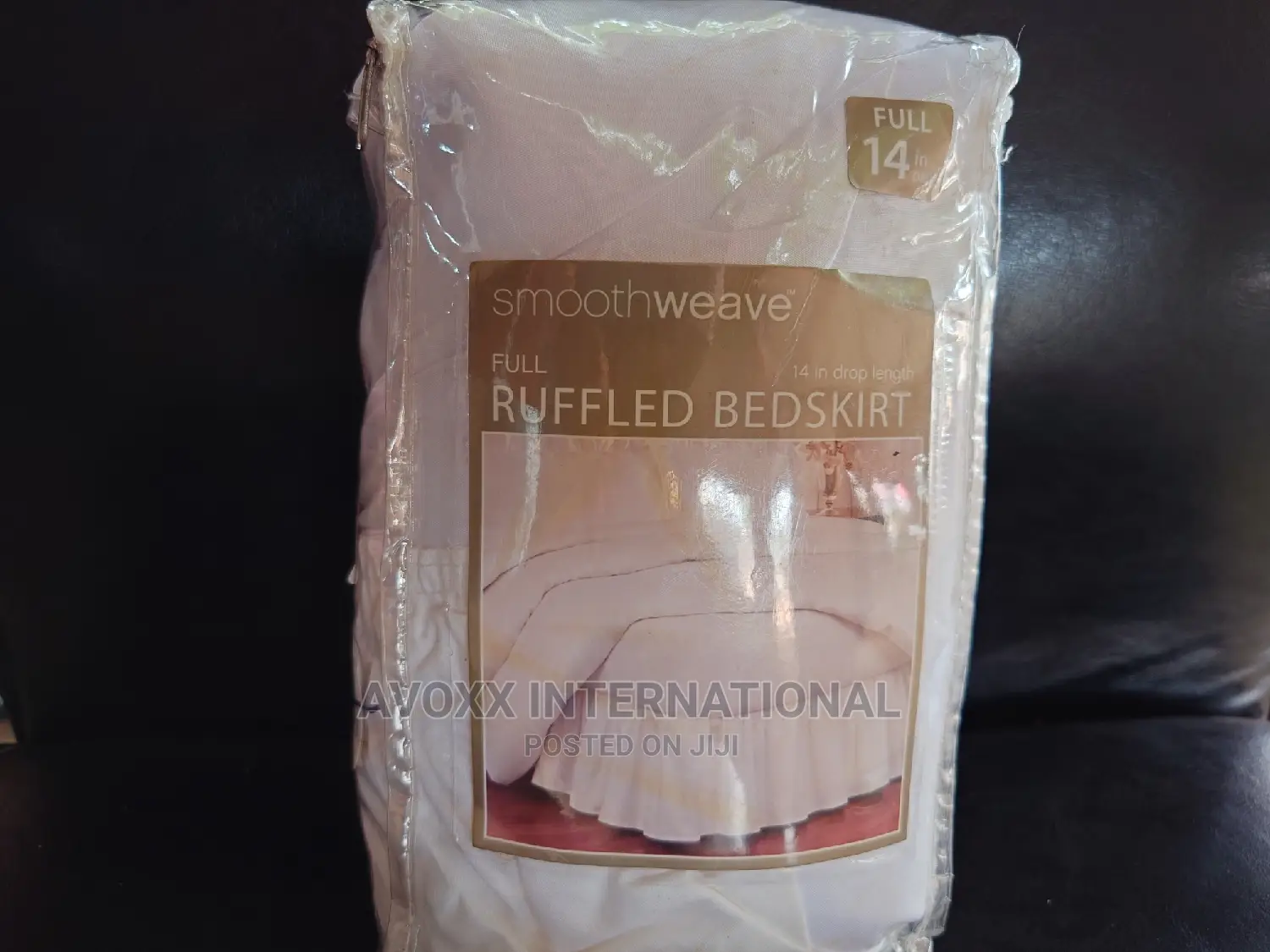 Smoothweave 14in Drop Length Full Ruffled Bed Skirt