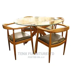 Dining Set (: 4 Legged Base) Round Table