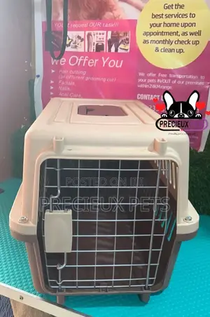 Portable Small Size Plastic Crate/Cage for Dogs and Cats