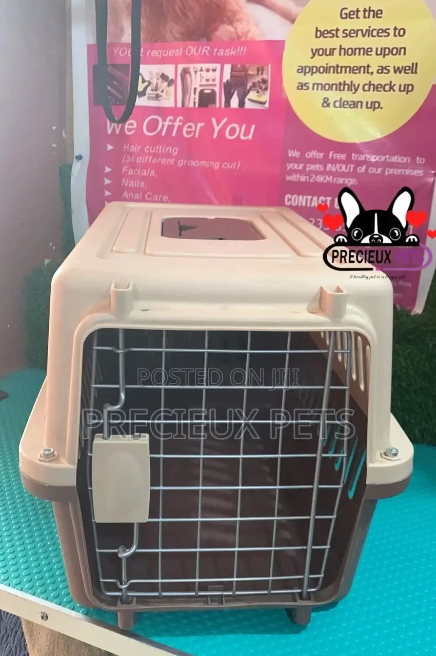 Portable Small Size Plastic Crate/Cage for Dogs and Cats