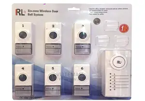 Six-Zone Wireless Door Bell for Offices Restaurant Rl-05060