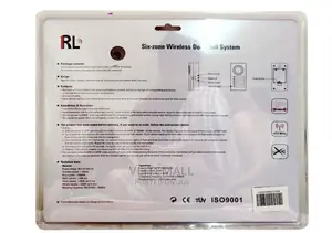 Six-Zone Wireless Door Bell for Offices Restaurant Rl-05060