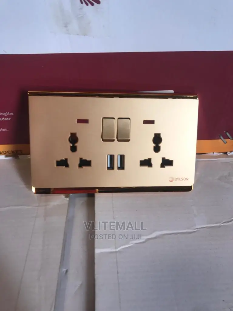 Dyeson Double Multi With 2 USB (Gold)