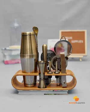 Antique Colour 10 Piece Cocktail Tools Set