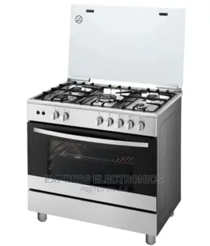 LG 5B 90cm×60cm Gas Cooker W/Grill Stainless Steel FA415RMAT
