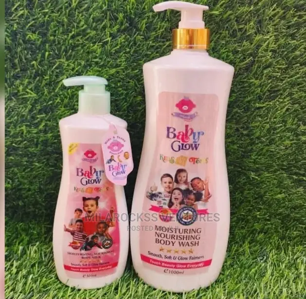 Baby Glow Kids and Teens Moisturizing Nourishing Body Set.