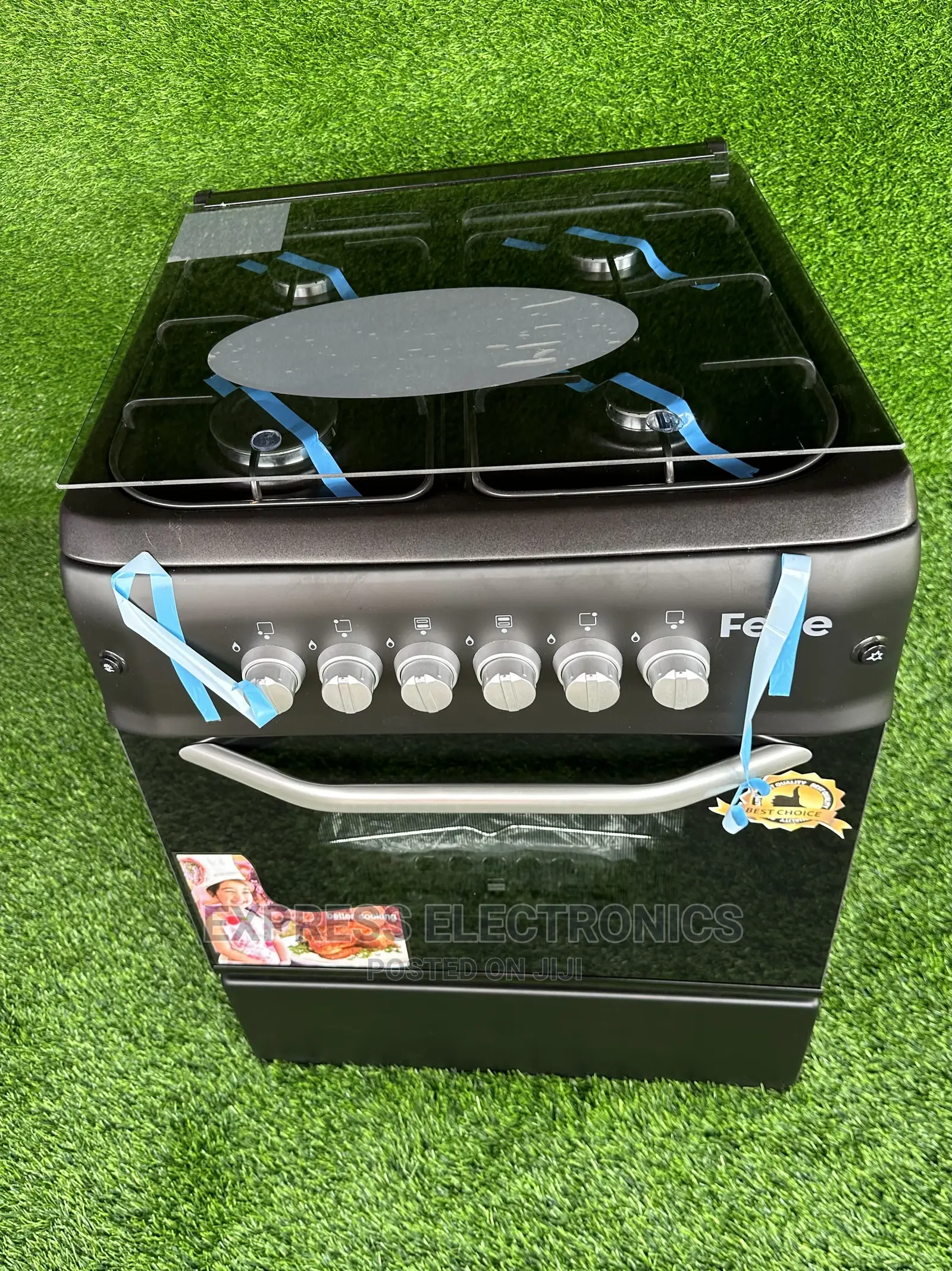 Black Front Control Knob  4burner Smart Gas Cooker 60/60