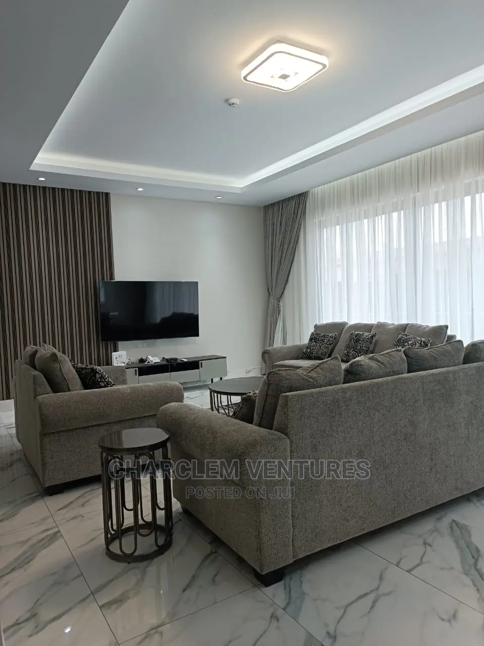 Furnished 2bdrm Apartment in Charclem Ventures, Cantonments for Rent