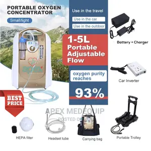 Portable Rechargeable Oxygen Concentrator 5L ( Travel)