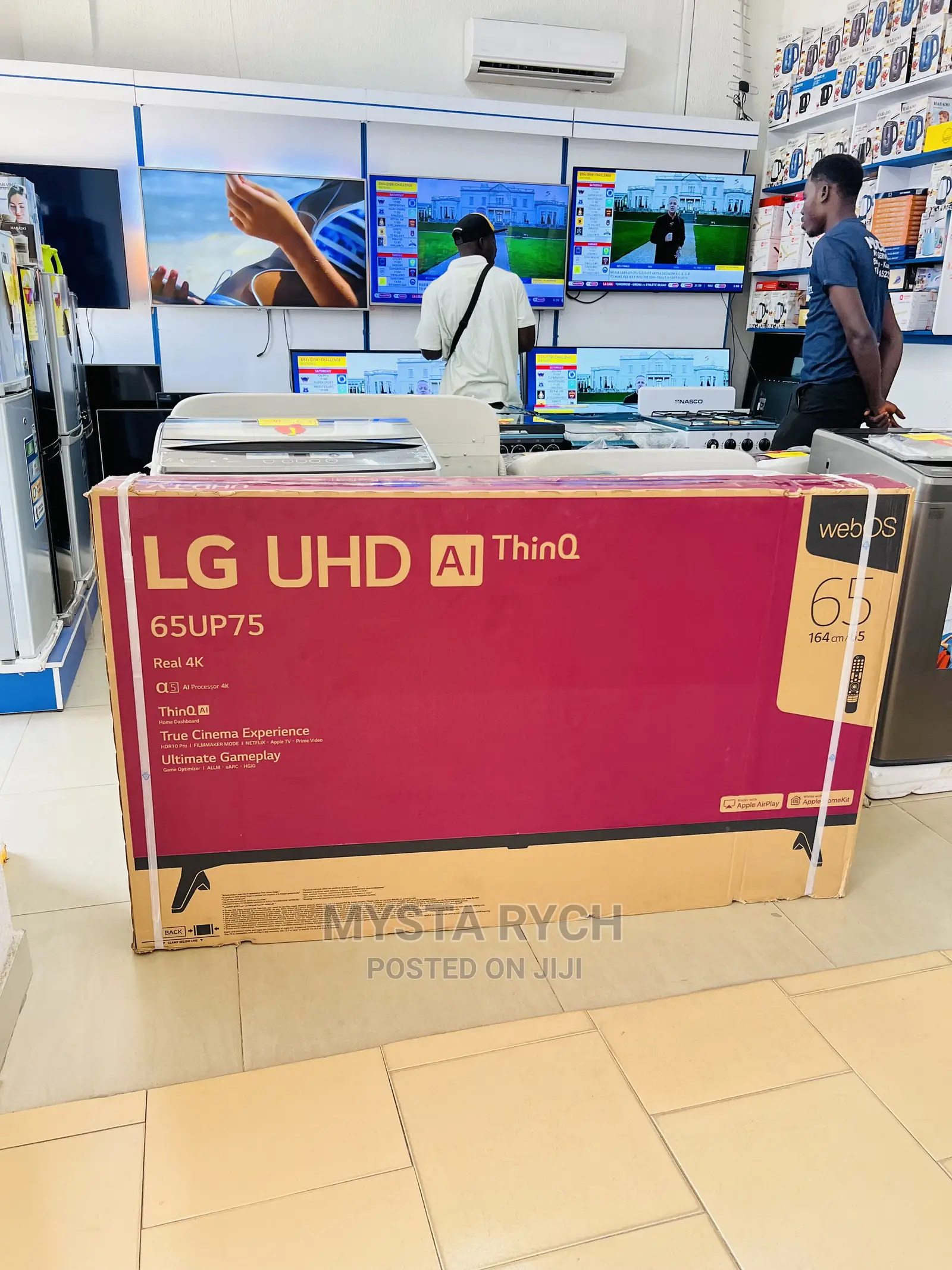 WEBOS 65” LG UHD 4K Smart Satellite TV - 2021