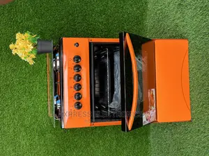 Designed in Italy 4burner Gas Cooker 50/50 Oven Stove Orange