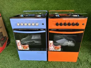 Blue 4burner Design in Italy Gas Cooker Oven