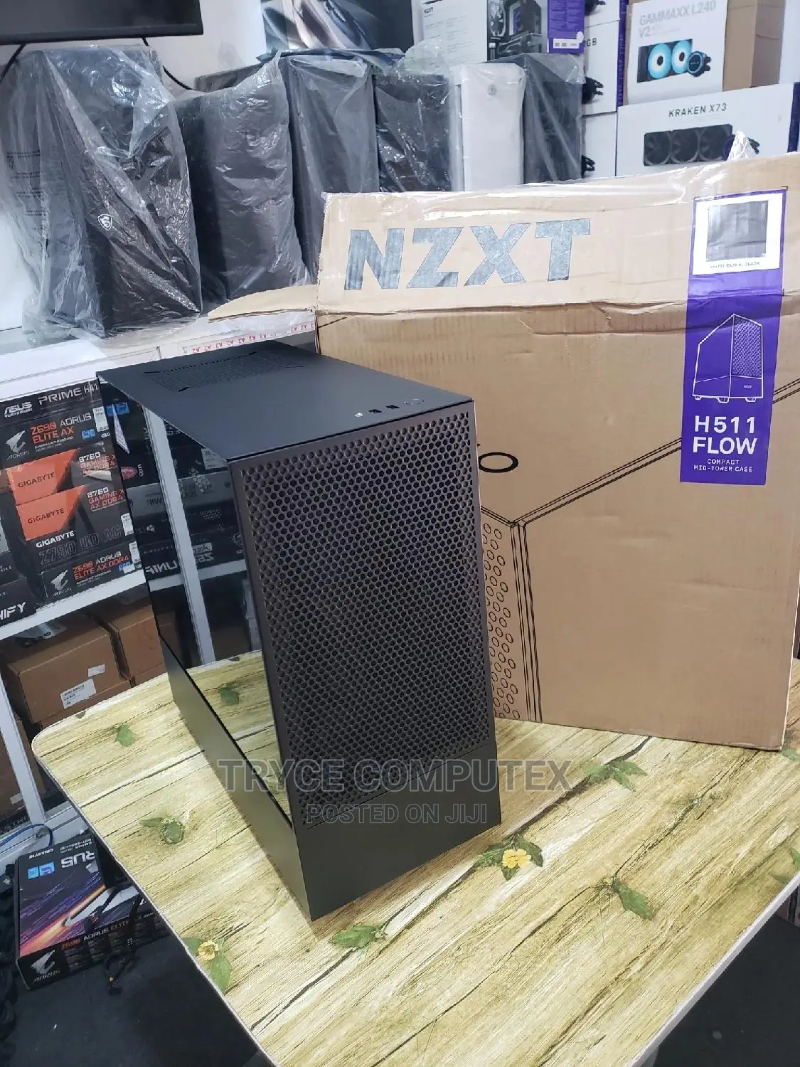 NZXT H511 Flow Compact Atx Mid-Tower Pc Gaming Case