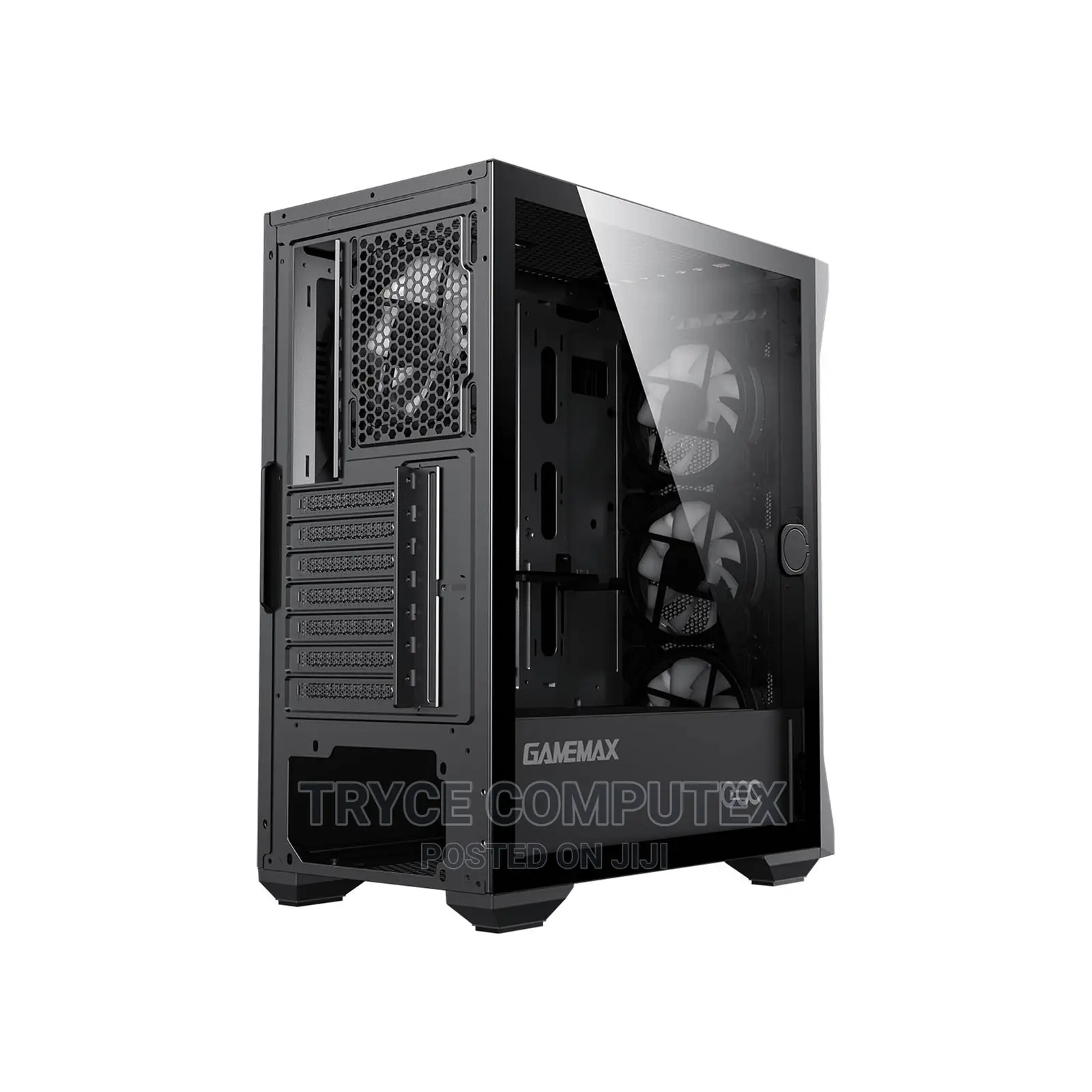 Gamemax Brufen Mid -Tower ATX ARGB PC Gaming Case, Tempered