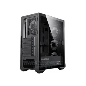 Gamemax Brufen Mid -Tower ATX ARGB PC Gaming Case, Tempered
