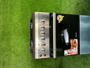 Design in Italy 50/60 New Line 4burner Grey Gas Cooker Oven