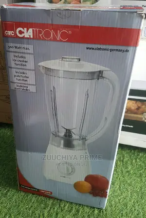 Clatronic Plastic Blender With Ice Crusher From Germany