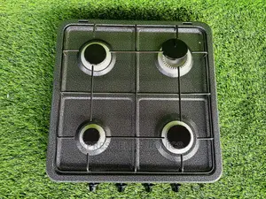 Turkish Made 4b Metallic Black Stove Cooker Table Top