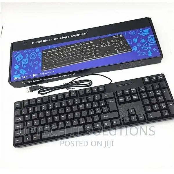 Hp HP H-880 Antelope Wired Keyboard - Black
