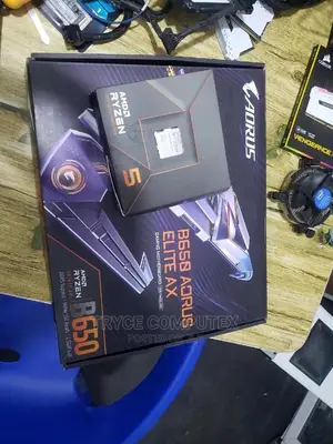 Amd Ryzen 5 7600x Cpu 4 B650 Aorus Elite Ax Motherboard