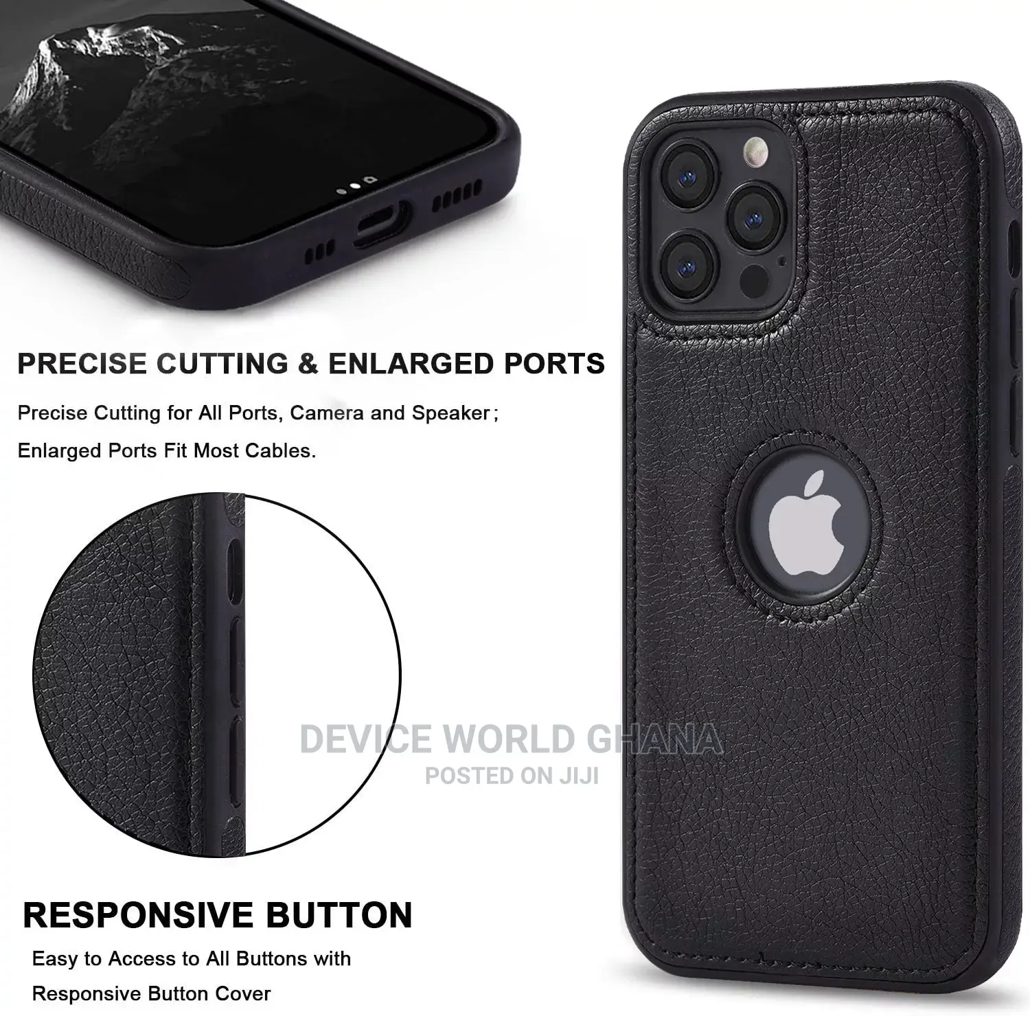 Pz Leather Back Case for iPhone 17promax 17pro 17