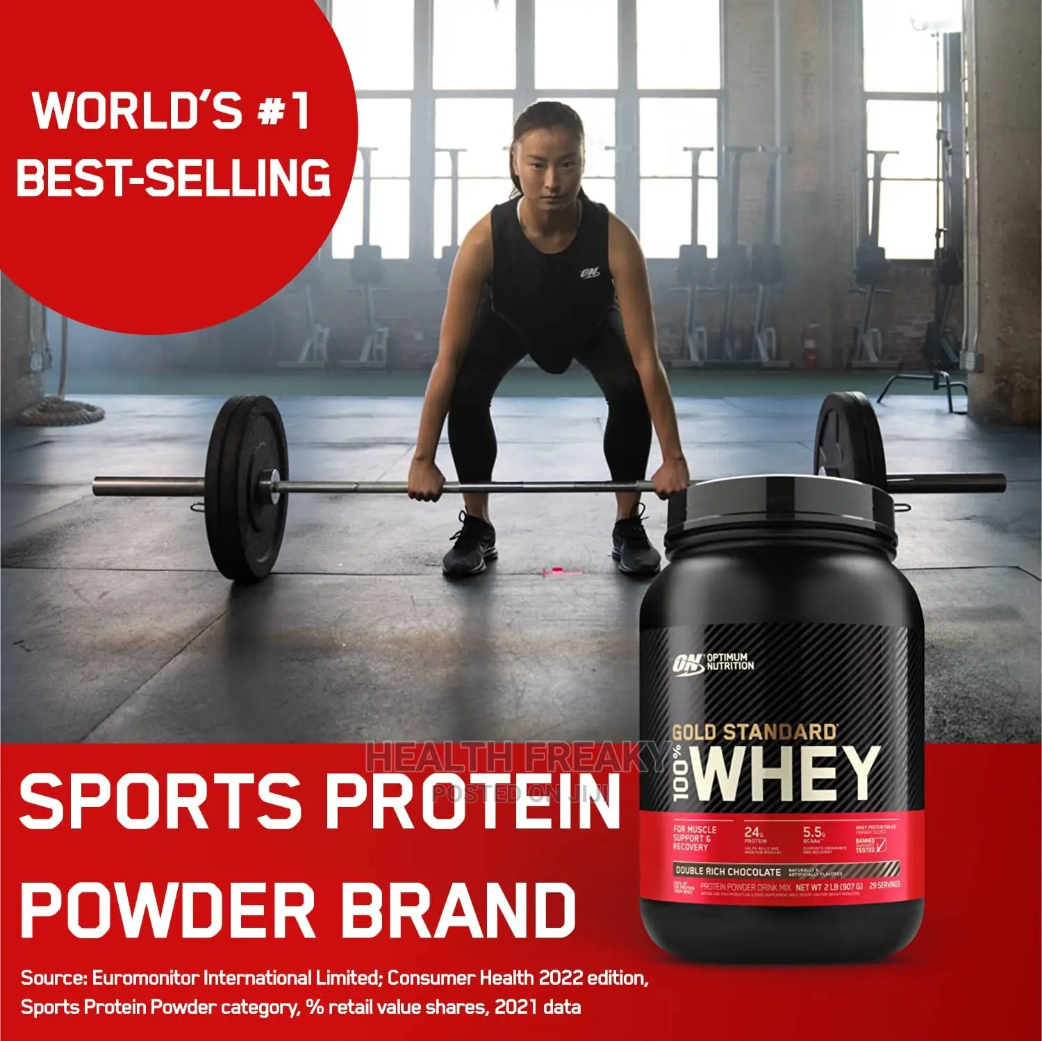 Whey Protein Isolate Gold Standard Whey 2lb