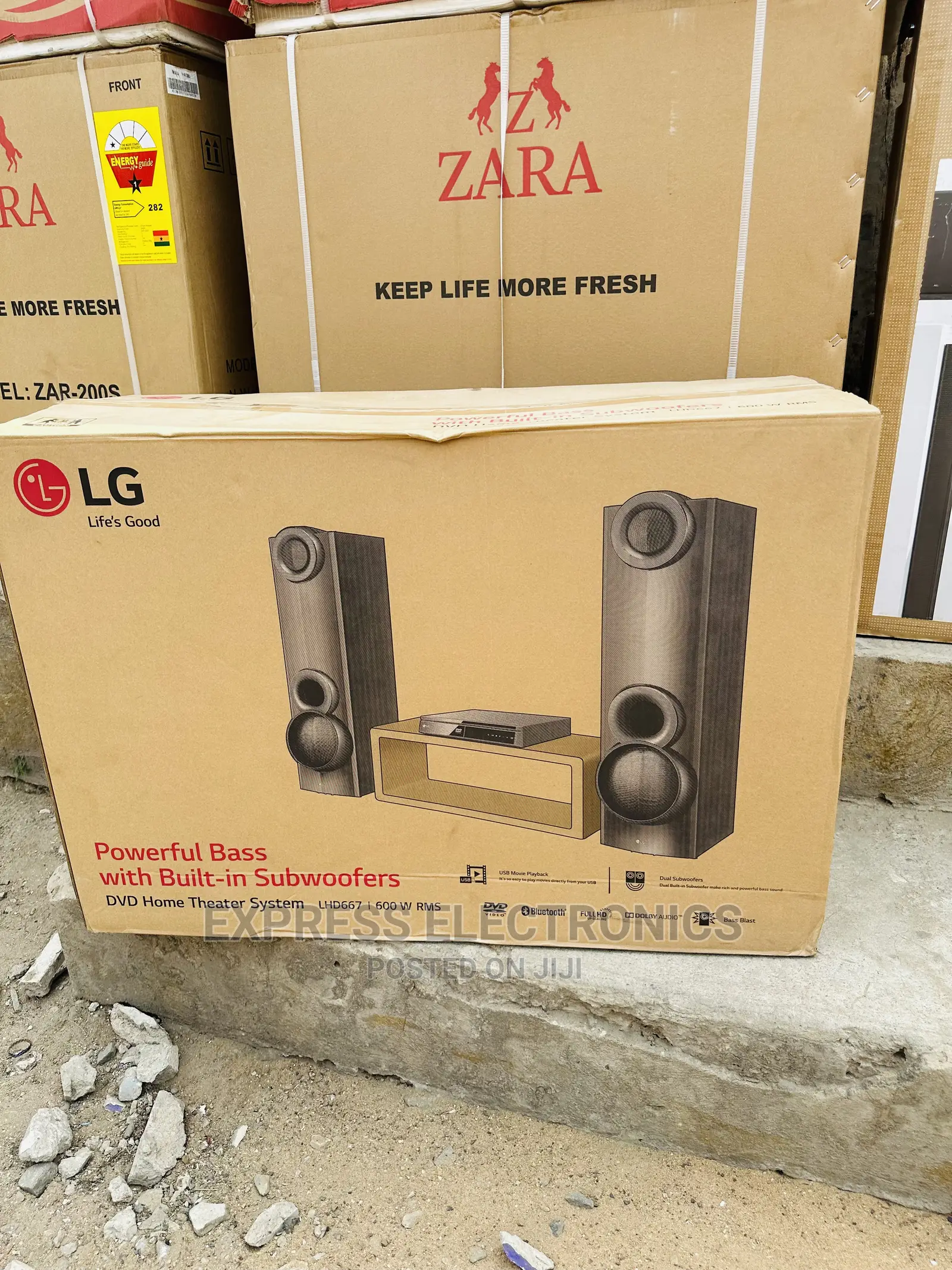 LG Lhd667t DVD Home Theater System Black