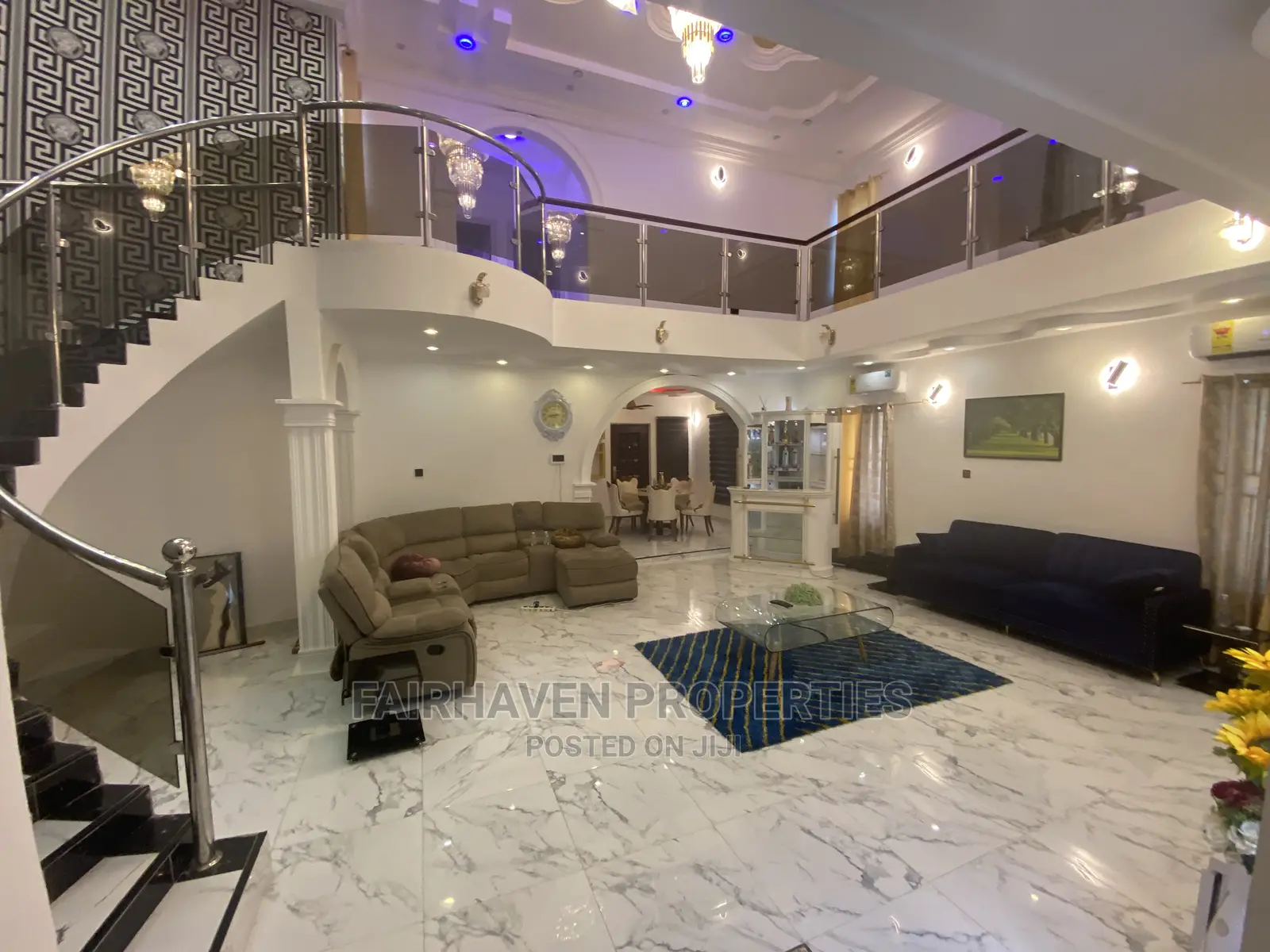 Furnished 4bdrm Mansion in Tseaddo, Airport Residential Area for Rent