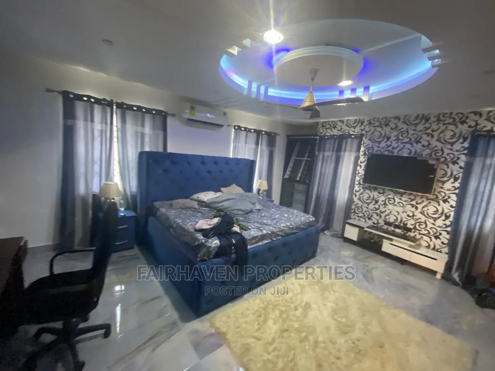 Furnished 4bdrm Mansion in Tseaddo, Airport Residential Area for Rent