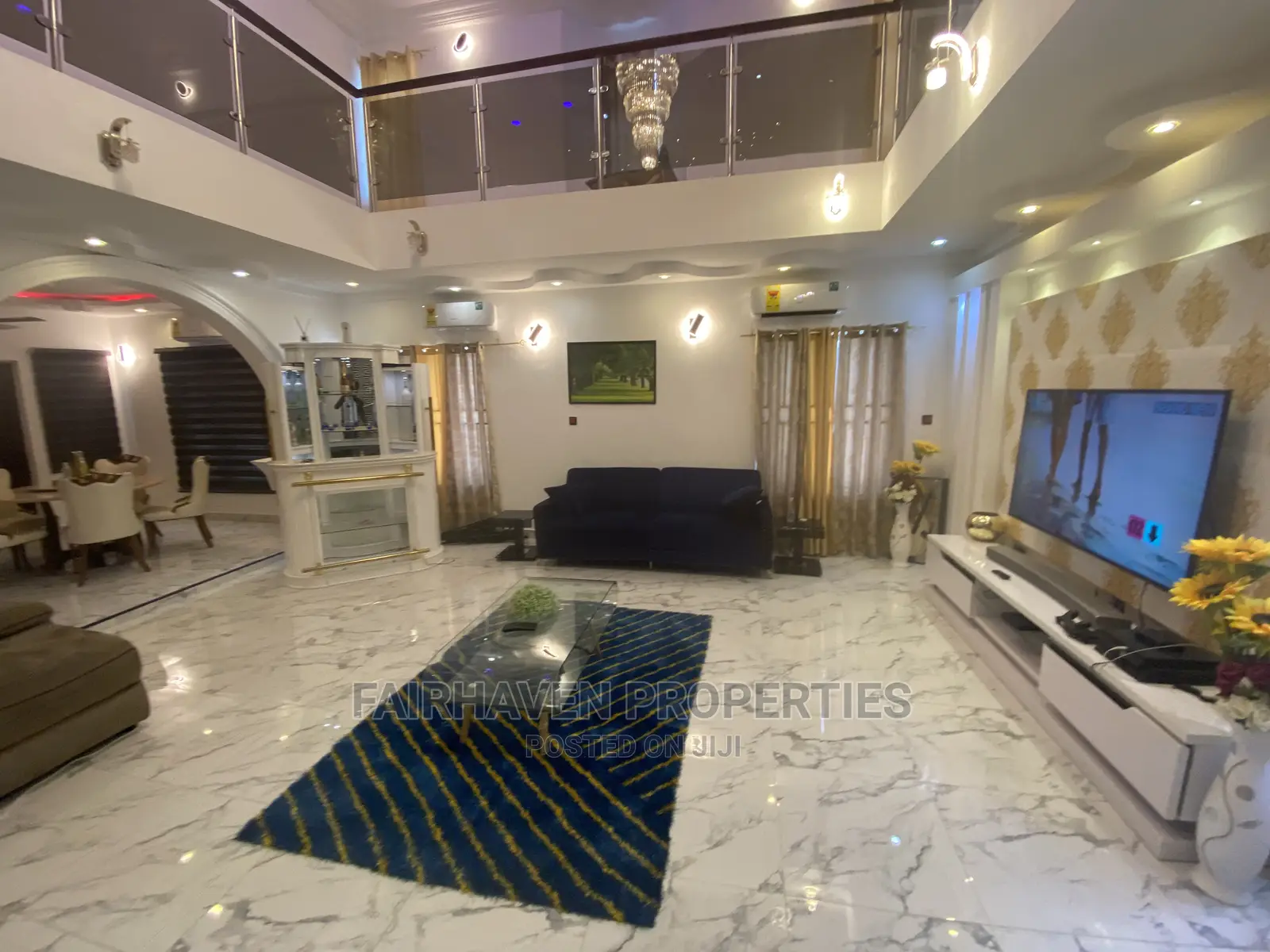 Furnished 4bdrm Mansion in Tseaddo, Airport Residential Area for Rent