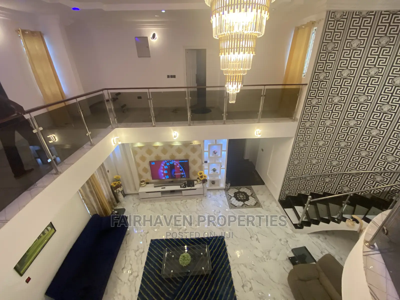 Furnished 4bdrm Mansion in Tseaddo, Airport Residential Area for Rent