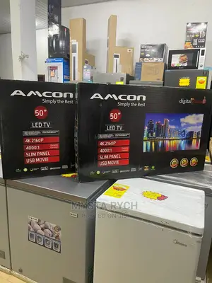 2023 New Amcom 50” Andriod Smart Satellites TV