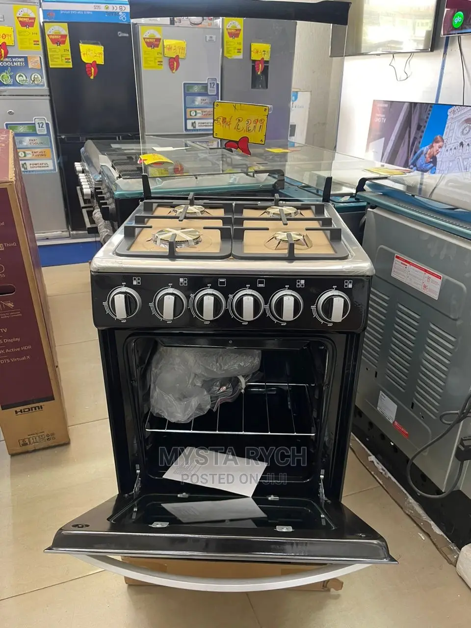 Icestream 4 Burner Gas Cooker + Oven