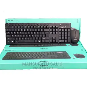 Logitech Mk290 Wireless Keyboard With a Mouse