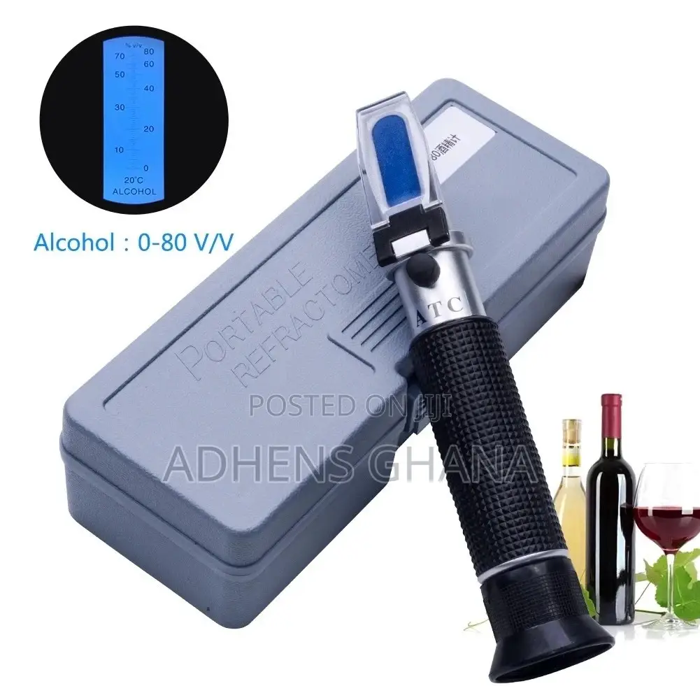 0-80% Alcohol Refractometer